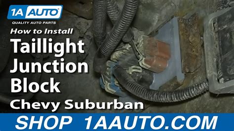 chevy tahoe rear light junction box|How to Replace Tail Light Combination Junction Block 2002.